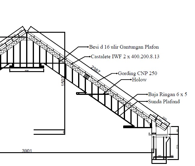 Pekerjaan Pemasangan Plafond PVC 3700 m2 di Toraja, Sulsel